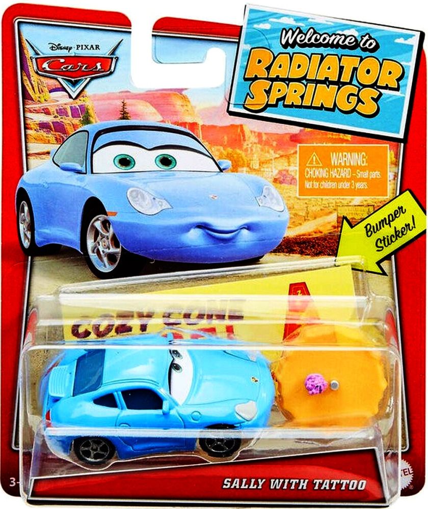 Mattel CARS (Auta) - Sally with Tattoo - Welcome to Radiator Springs - obrázek 1