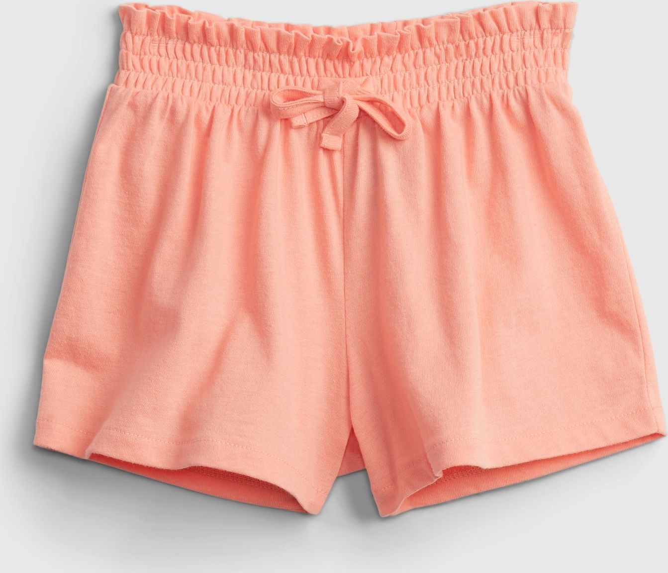 Oranžové holčičí dětské kraťasy summer ptf smocked short - 80-86 - obrázek 1