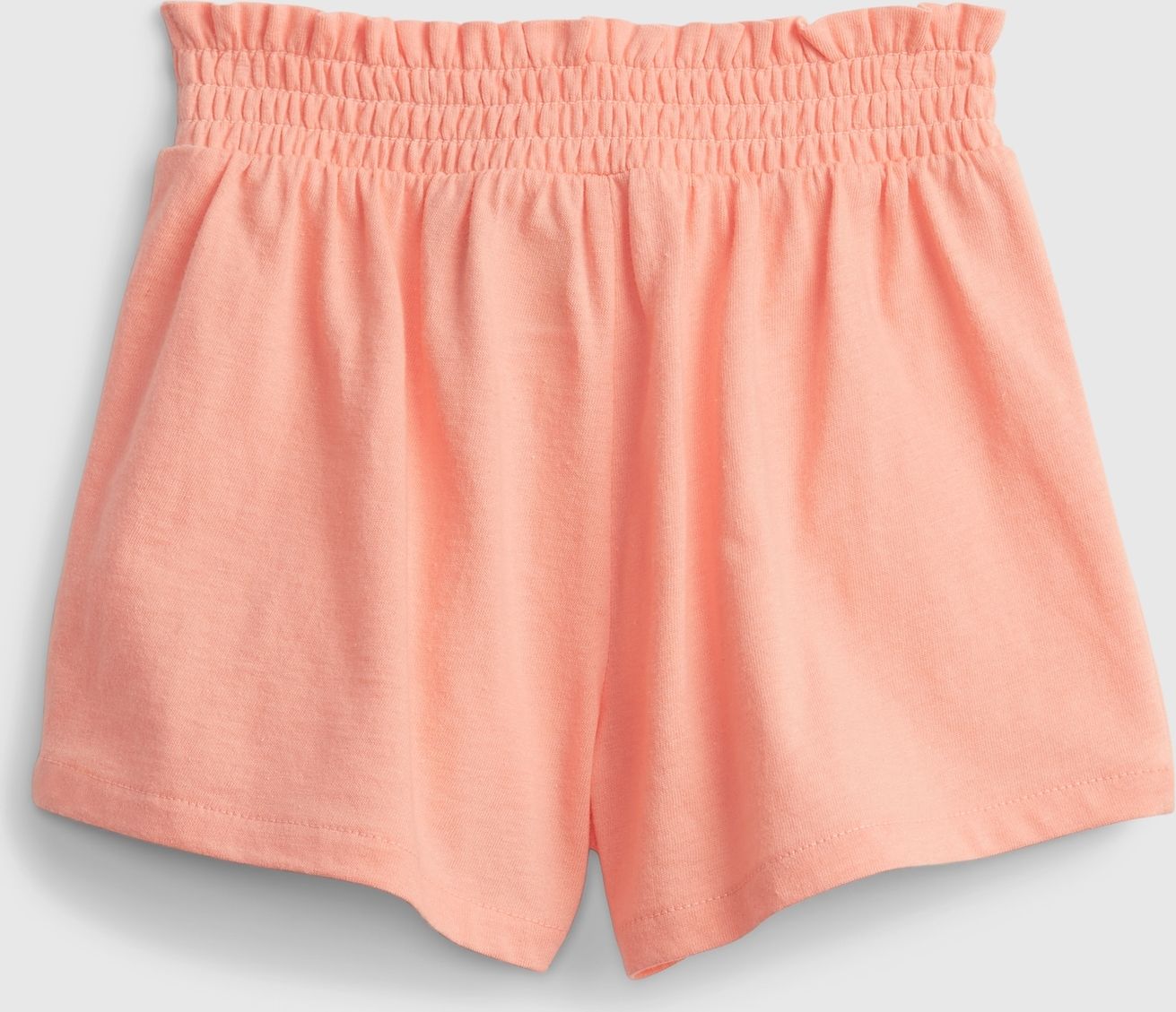 Oranžové holčičí dětské kraťasy summer ptf smocked short - 80-86 - obrázek 2