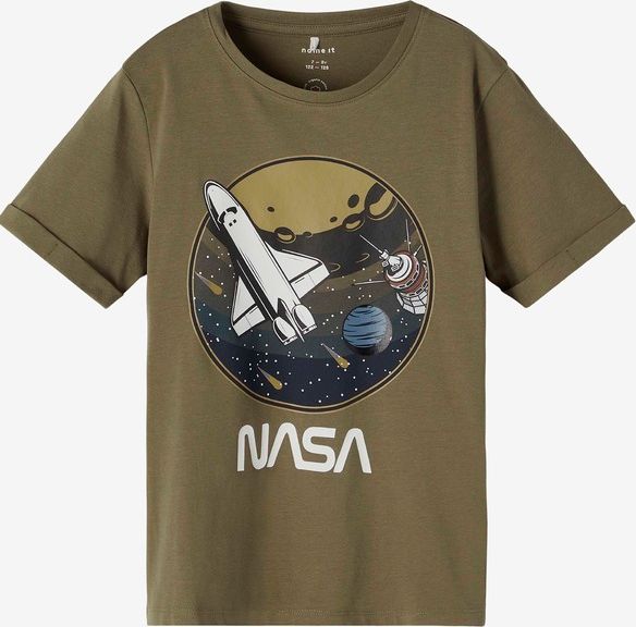 Nasa Triko dětské name it | Zelená | Chlapecké | 134/140 - obrázek 1