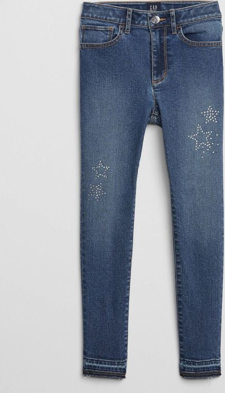 Jeans dětské GAP | Modrá | Dívčí | 7 - obrázek 1
