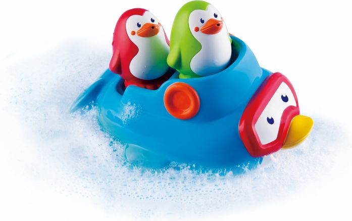 Infantino Lodička s tučňáky do koupele - obrázek 1