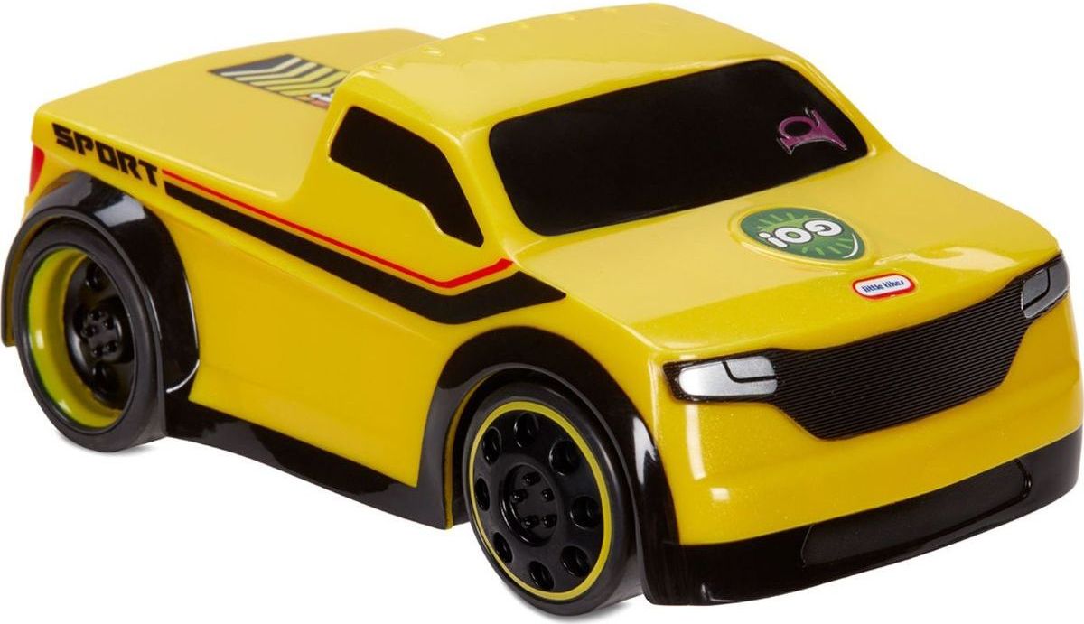 Little Tikes Touch n' Go Racers Interaktivní autíčko žlutý truck - obrázek 4