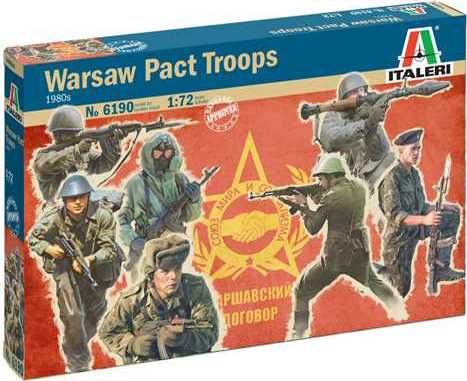 ITALERI Model Kit figurky 6190 - Warsaw Pact Troops (1980s) (1:72) - obrázek 1