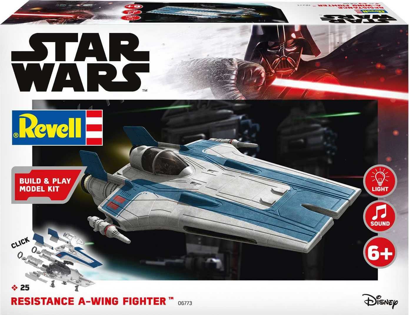 REVELL Build & Play SW 06773 - Resistance A-wing Fighter, blue (světelné a zvukové efekty) (1:44) - obrázek 3
