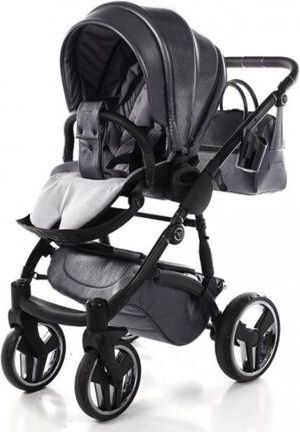 Kočárek Junama Termo dvojkombinace 02 Carbon grey - obrázek 6