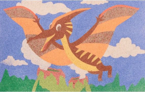 RvP - Malování pískem - základní sada DINOSAUŘI 2 / pískové malování pro děti - obrázek 3