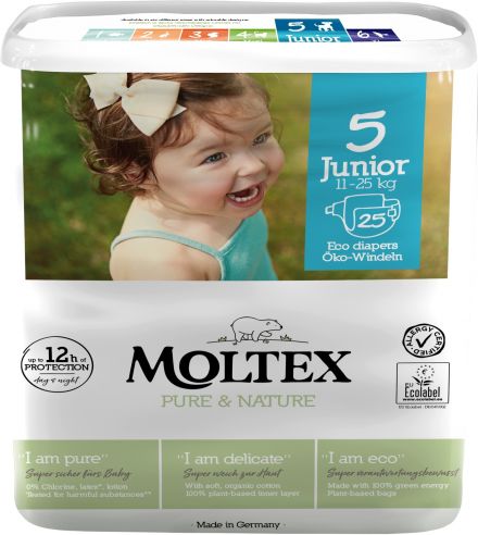 Moltex Pure & Nature Plenky Junior 11-25 kg (25 ks)_NEW - obrázek 1