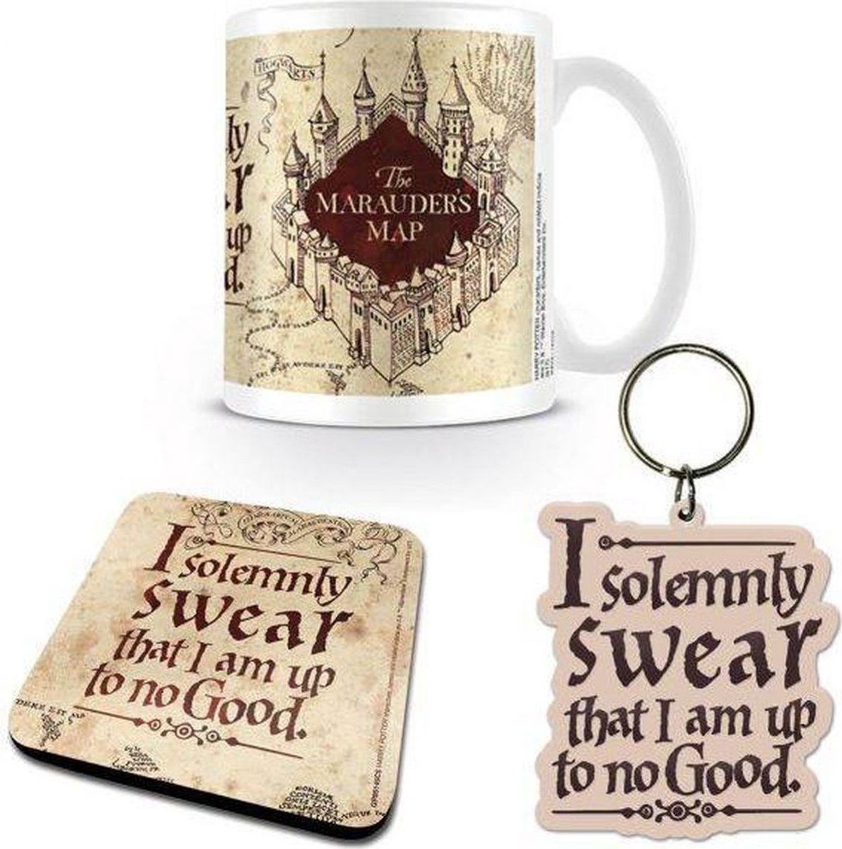 Dárkový set Harry Potter obsahuje hrnek klíčenku tácek - obrázek 1