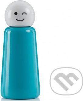 Skittle Bottle Mini 300ml - Sky Blue & White wink - Lund London - obrázek 1