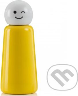 Skittle Bottle Mini 300ml - Yellow & White Wink - Lund London - obrázek 1
