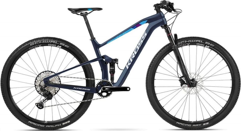 KROSS Celoodpružené kolo Kross EARTH TOKYO 29" L navy blue 19" 2021 - obrázek 1