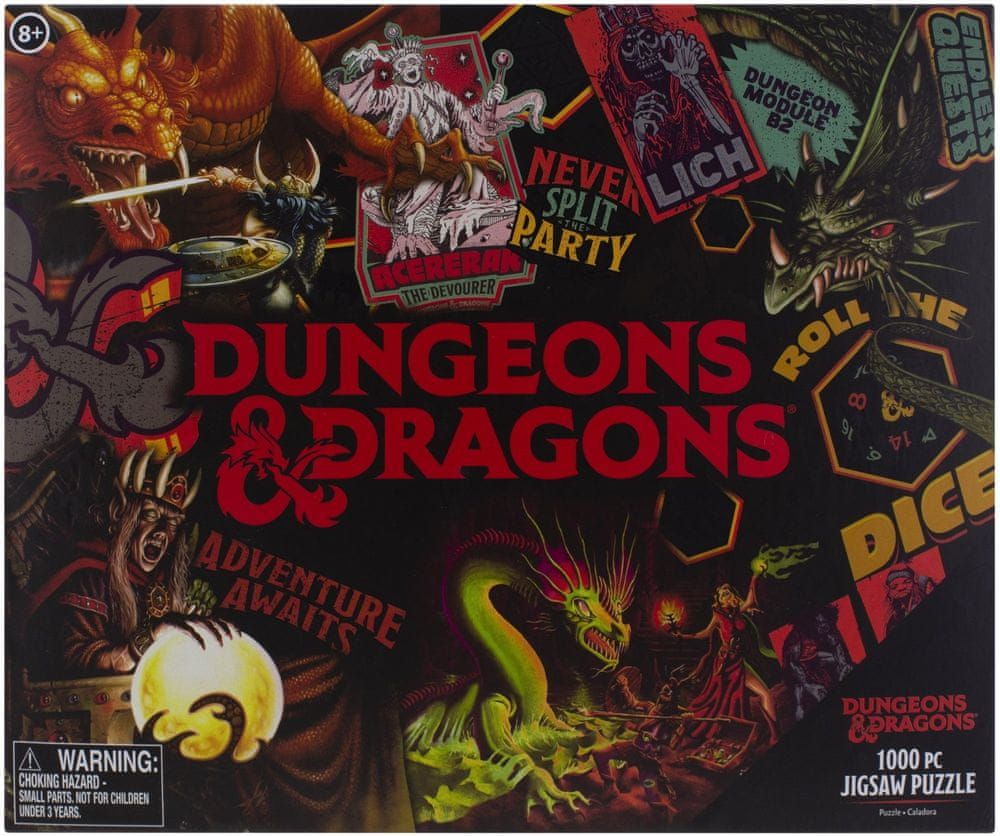 Paladone Puzzle Dungeons and Dragons 1000 dílků - obrázek 1