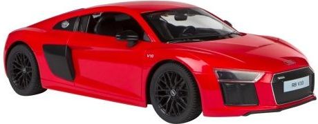 Audi R8 V10 1:14, RASTAR, licence, LED, metalický lak, odružená př. kola, červená - obrázek 1