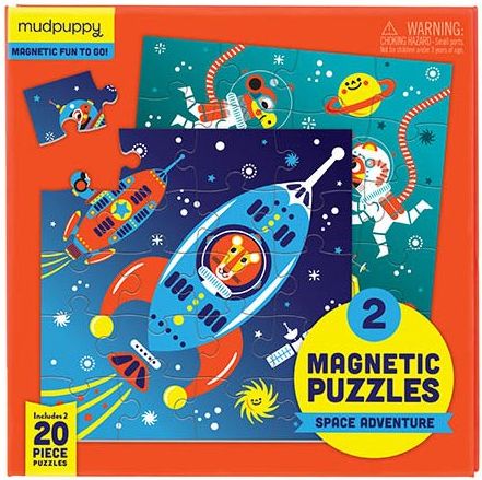 Mudpuppy - Magnetické puzzle - Vesmír, 20 dílků - obrázek 1