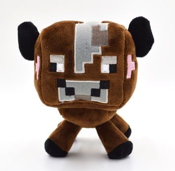 Plyšák Minecraft hnědá kravička - 18 cm - obrázek 1