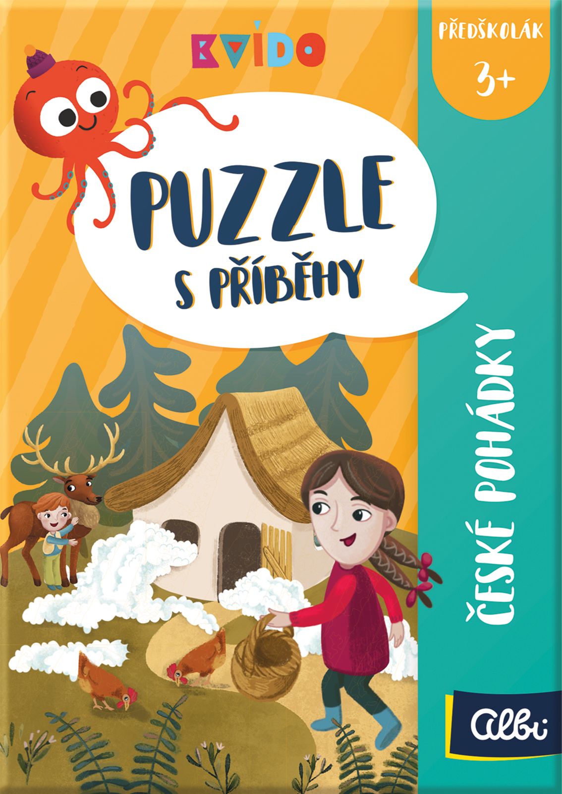 Kvído - Puzzle s příběhy - české pohádky - obrázek 1