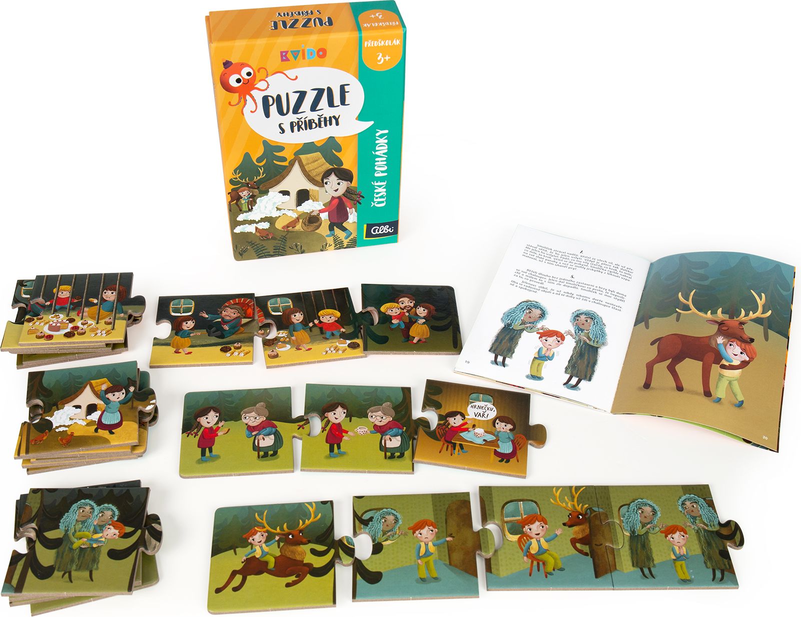 Kvído - Puzzle s příběhy - české pohádky - obrázek 3