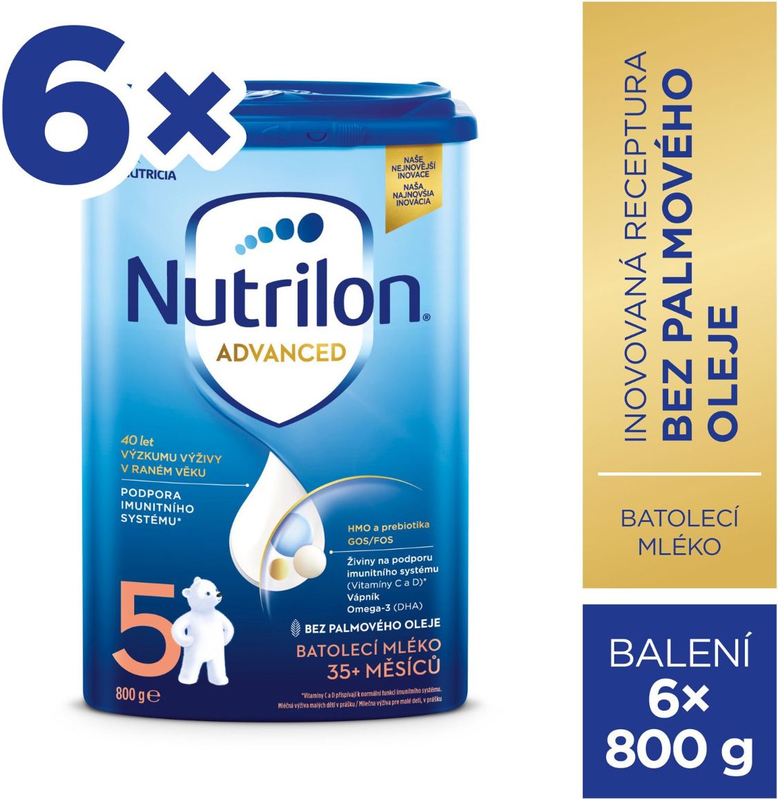 Nutrilon Advanced 5 6x800 g - obrázek 4