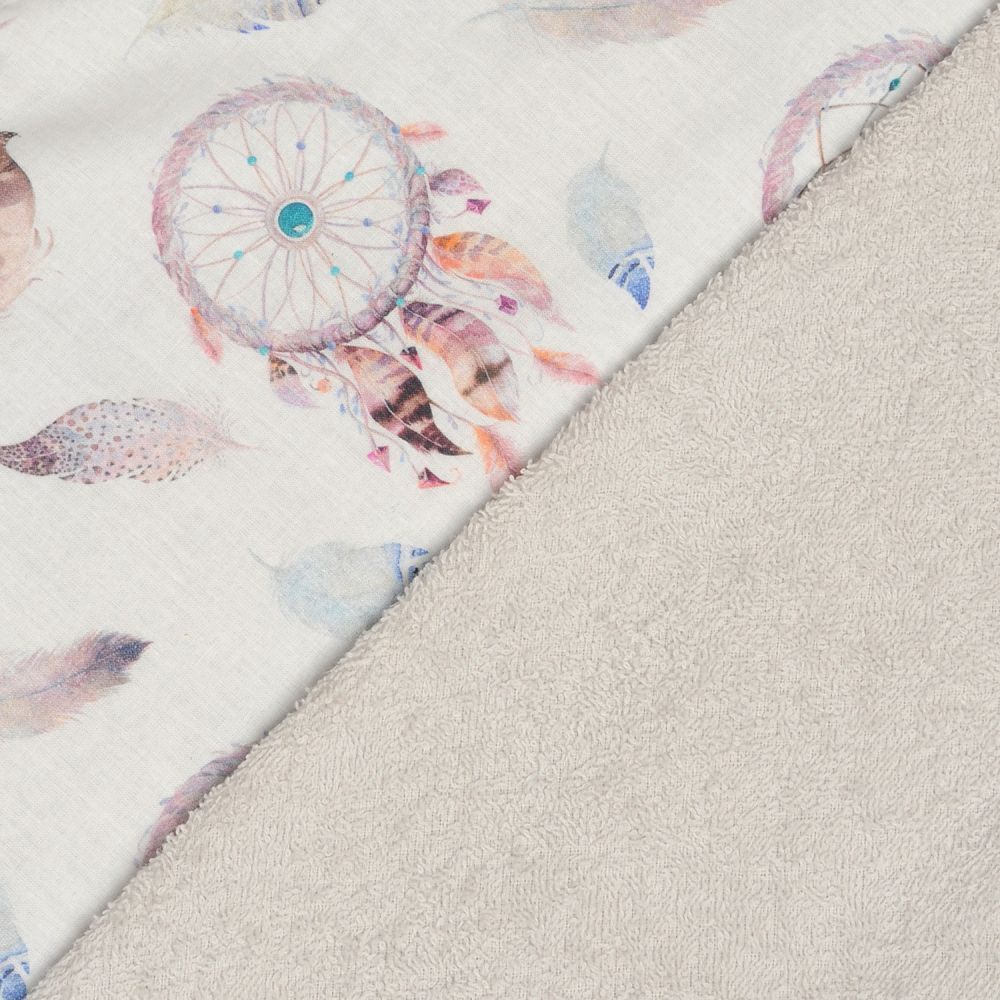 Baby Matex Dětská osuška s kapucí MAXI White Dreamcatcher 2021 - obrázek 1