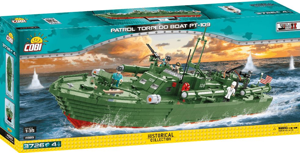 Cobi 4825 HLÍDKOVÝ TORPÉDOVÝ ČLUN PT-109 - obrázek 1