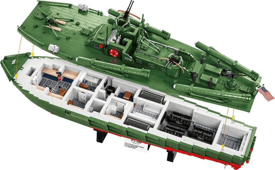 Cobi 4825 HLÍDKOVÝ TORPÉDOVÝ ČLUN PT-109 - obrázek 3