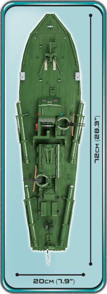 Cobi 4825 HLÍDKOVÝ TORPÉDOVÝ ČLUN PT-109 - obrázek 16