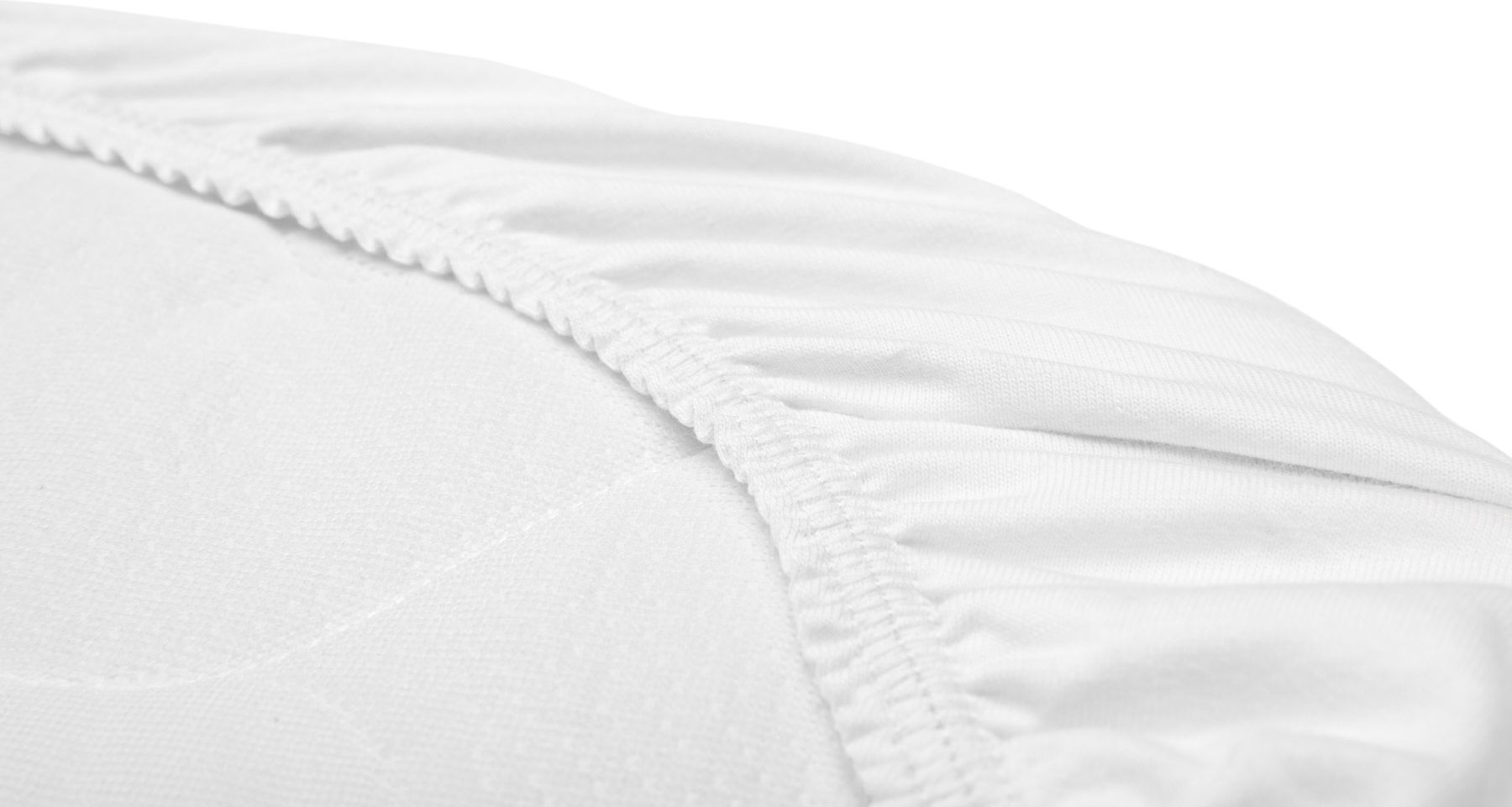 Jersey prostěradlo do kočárku SENSILLO - 75x35cm, barva bílá - obrázek 3