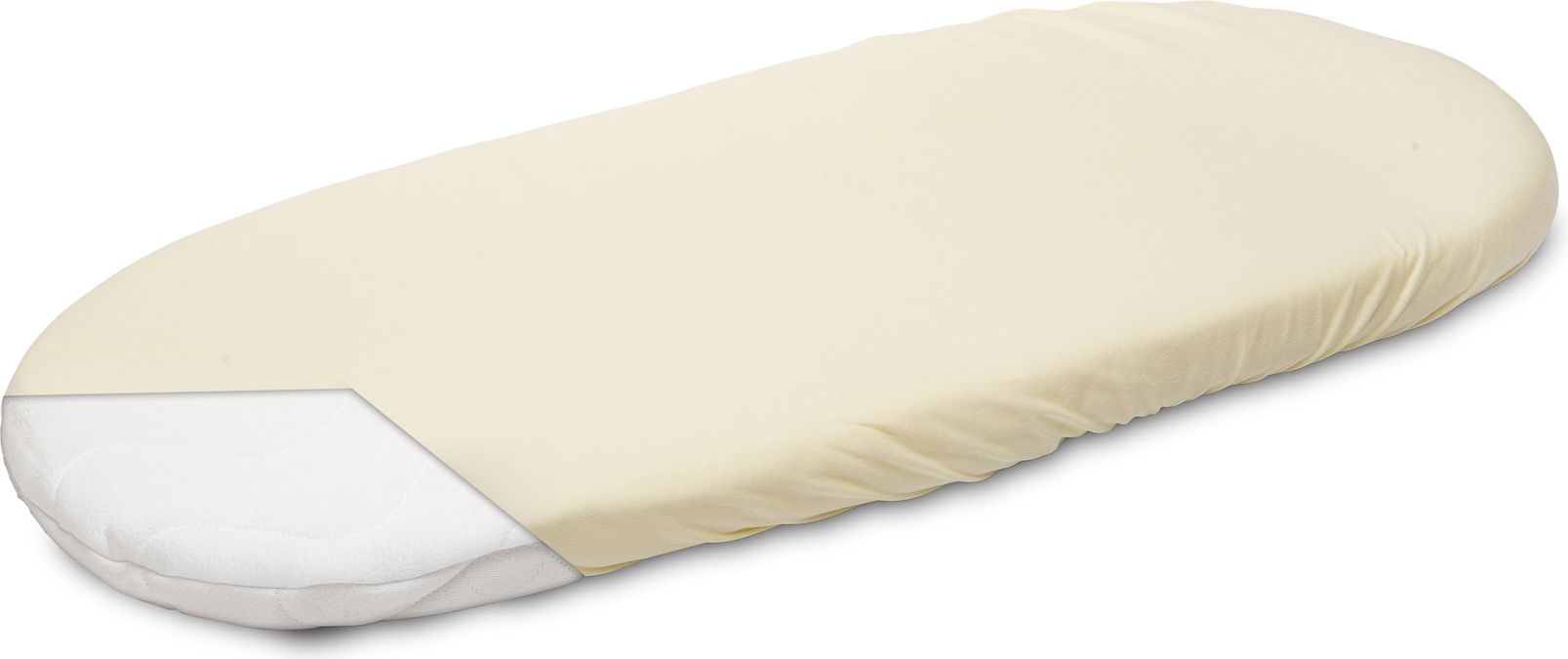 Jersey prostěradlo do kočárku SENSILLO - 75x35cm, barva krémová - obrázek 2