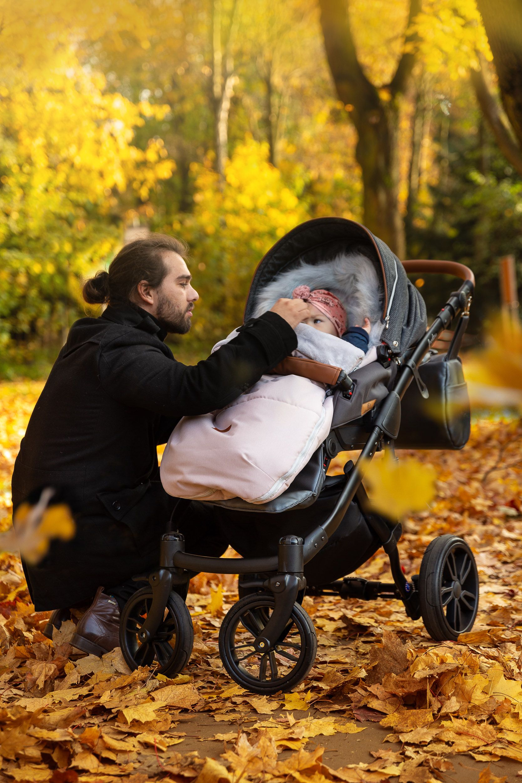 Fusak do kočárku SENSILLO, model Indiana, barva růžová - obrázek 15