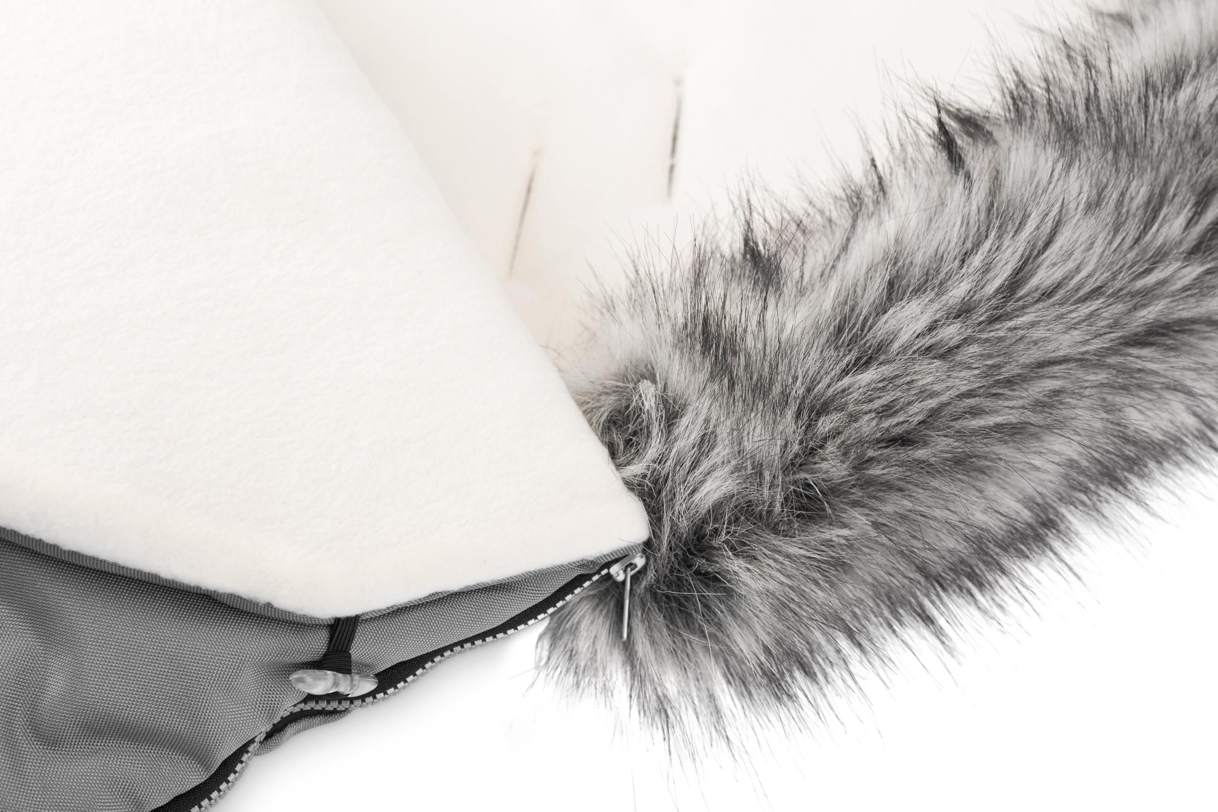 Fusak do kočárku SENSILLO, model Eskimo, barva šedá - obrázek 4