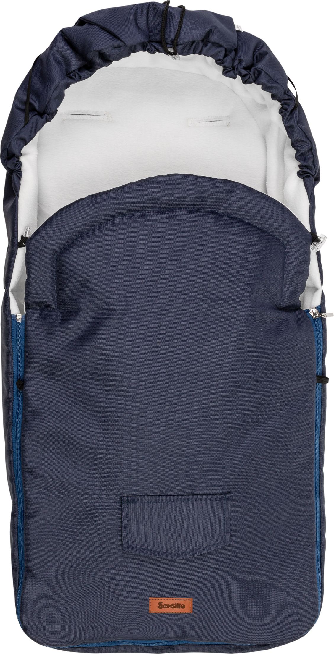 Fusak do kočárku SENSILLO, model Classic, barva navy - obrázek 2