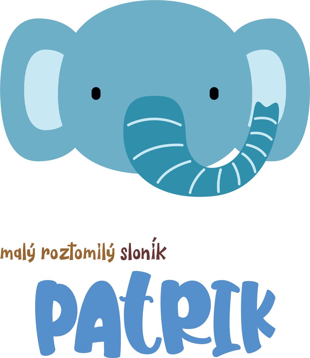 Kojenecké body Ellie Bee, krátký nebo dlouhý rukáv, barva bílá, motiv "Malý roztomilý sloník Patrik" s jménem dítěte Velikost: 0 - 3 měsíce (56 - 62cm), Rukáv: krátky - obrázek 2