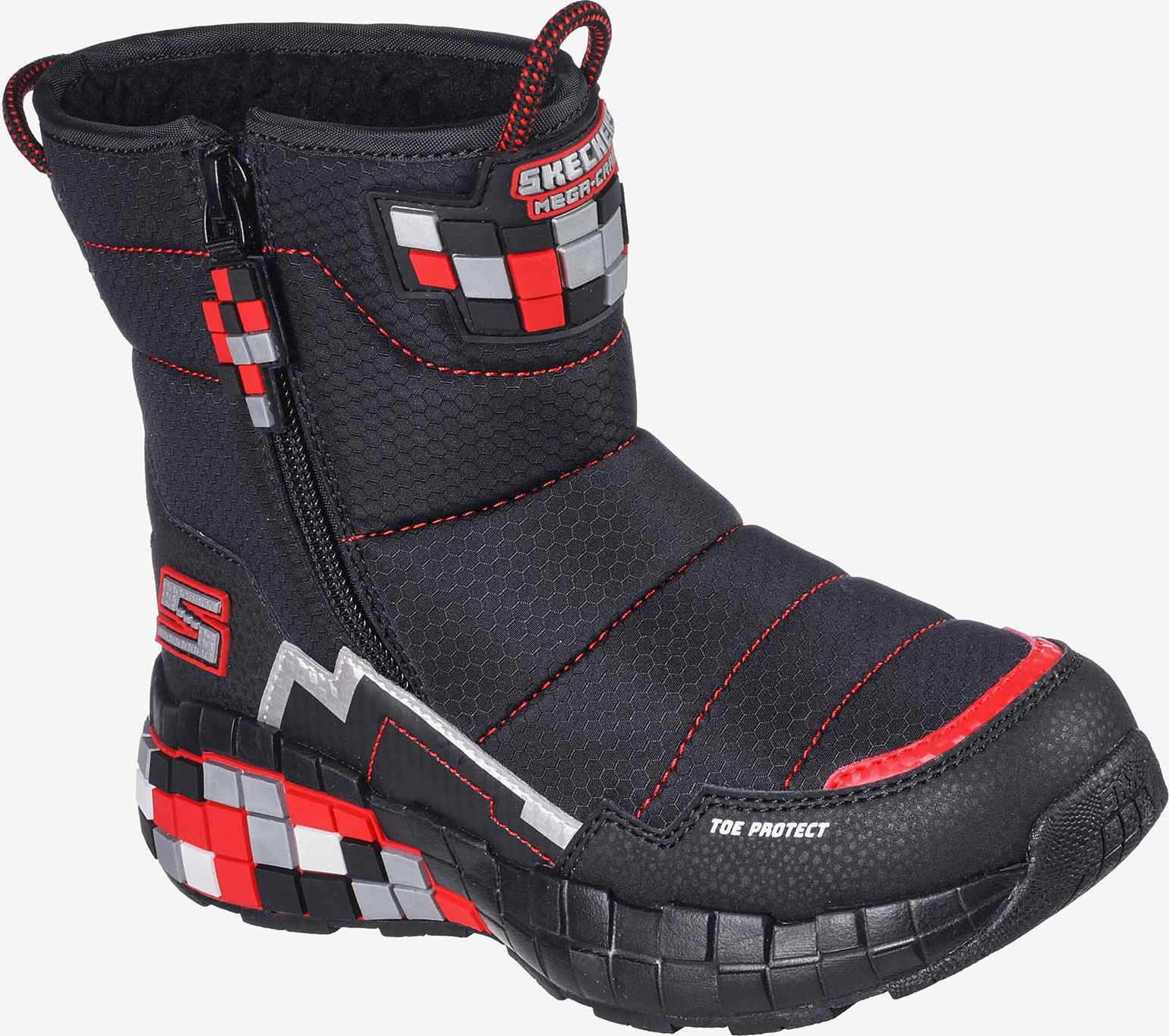 Černé klučičí zimní boty Skechers - 27 - obrázek 1