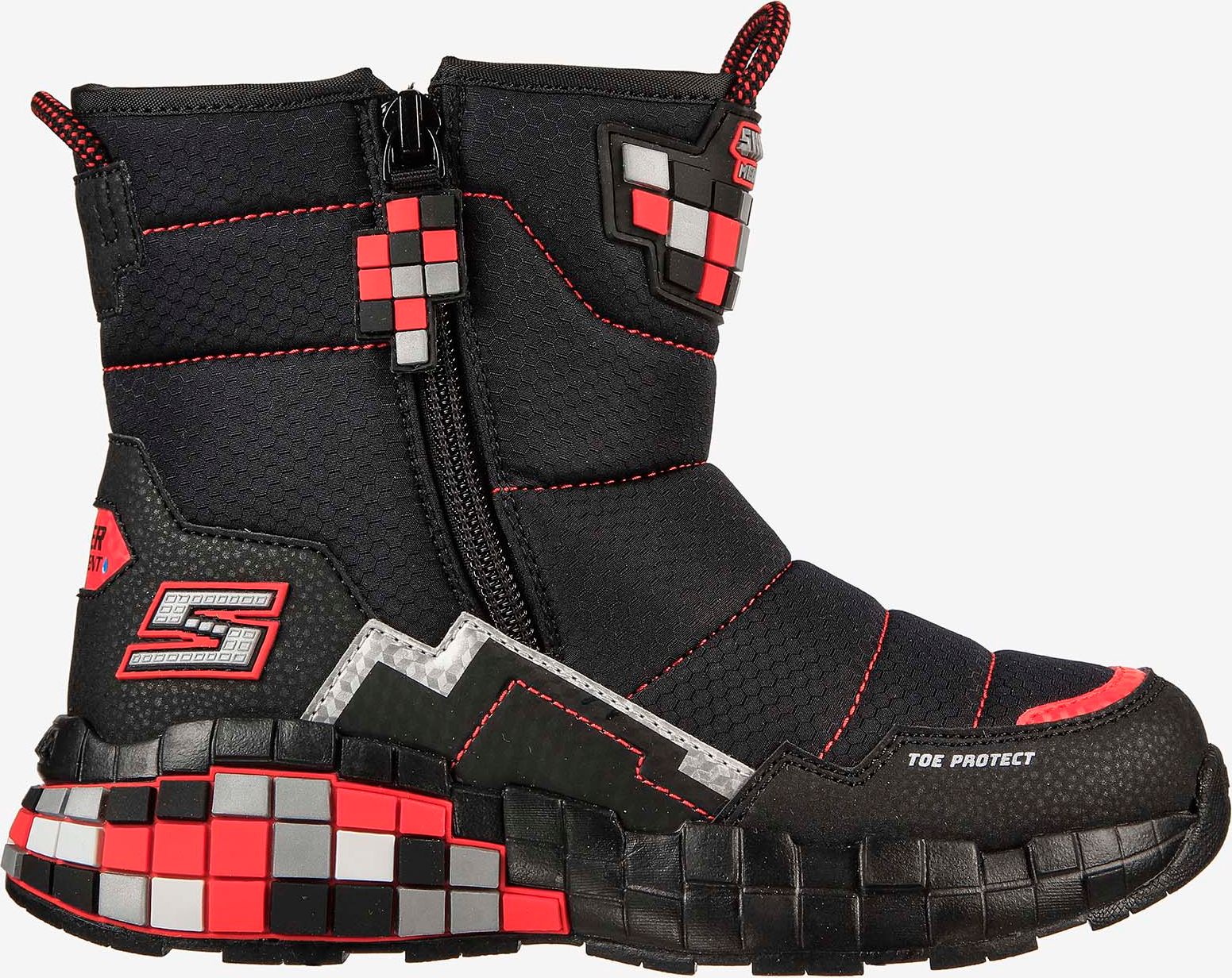 Černé klučičí zimní boty Skechers - 27 - obrázek 2