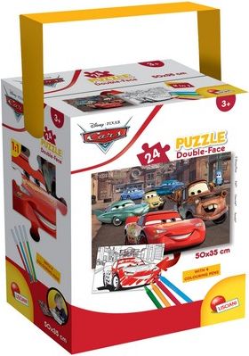 Cars Puzzle double-face 24 dílků - obrázek 1