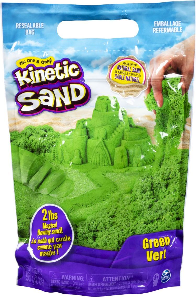 Kinetic Sand Zelený písek 0,9 kg - obrázek 1