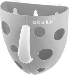 Akuku Box, nádobka na hračky do vody, na vanu, šedý - obrázek 1