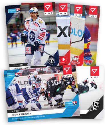 Sportzoo Hokejové karty Tipsport ELH 2021-22 - Live Set 1. týdne (6 karet) - obrázek 1