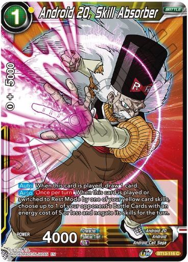 Android 20, Skill Absorber (C)/ Dragon Ball Super -  Supreme Rivalry - obrázek 1