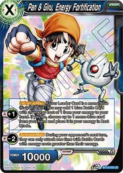 Pan & Giru, Energy Fortification (UC)/ Dragon Ball Super - Supreme Rivalry - obrázek 1