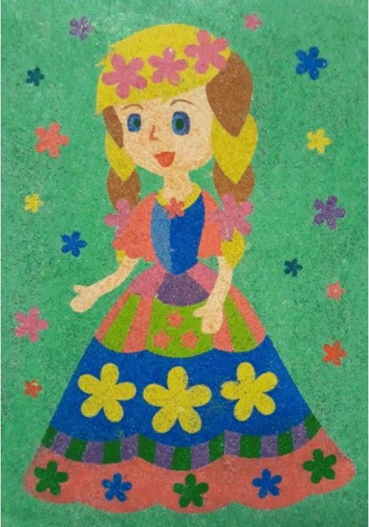 RvP - Malování pískem - střední sada MIX 3 / pískové malování kreativní tvoření pro děti - obrázek 2