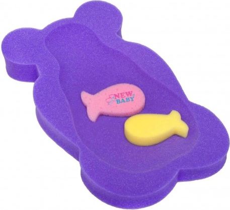 Pěnová podložka maxi New Baby medvěd fialový, Fialová - obrázek 1