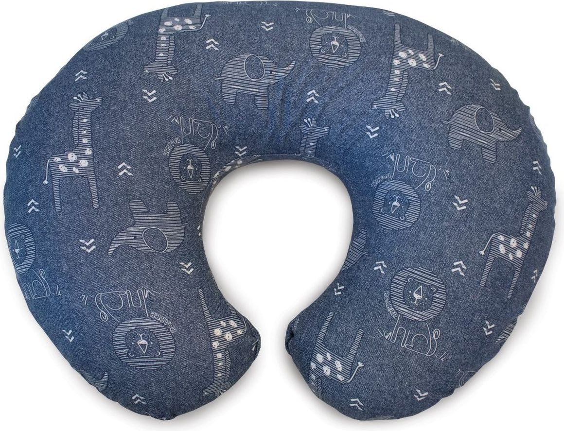 CHICCO Polštář na kojení Boppy - Denim Animals - obrázek 1