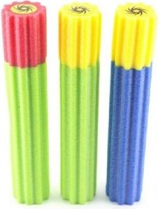 Vodní trubice pěnová stříkací 35cm asst - obrázek 1