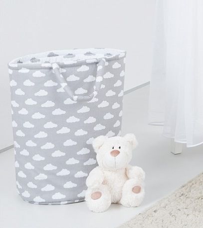 Box na hračky - oboustranný, mráček bílý / mráček šedý - obrázek 1