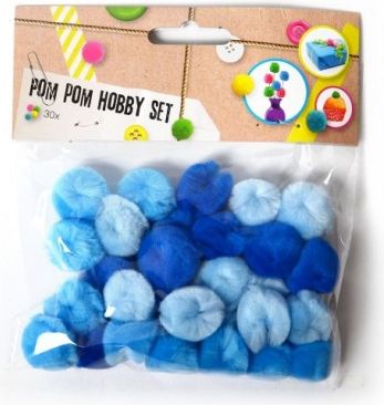 Sada pompom barevné 12 druhů - obrázek 1