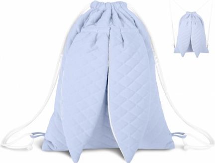 Stylový dětský batůžek Velvet lux Miminu prošívaný - modrý - obrázek 1