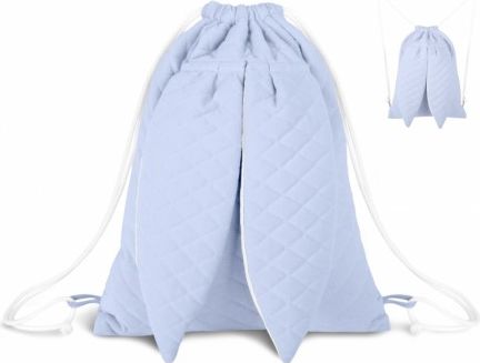 Stylový dětský batůžek Velvet lux Miminu prošívaný - modrý - obrázek 1