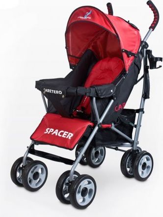 Golfový kočárek CARETERO Spacer Classic red, Červená - obrázek 1